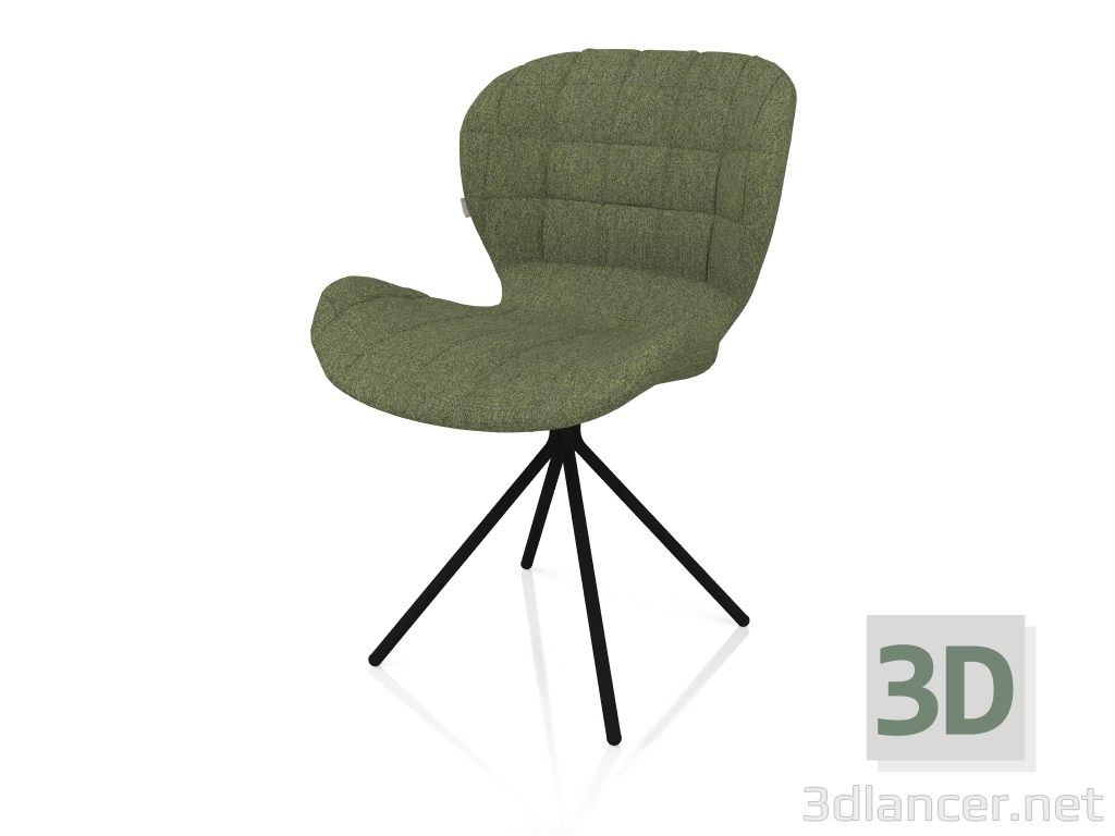 modèle 3D Chaise OMG (Vert) - preview