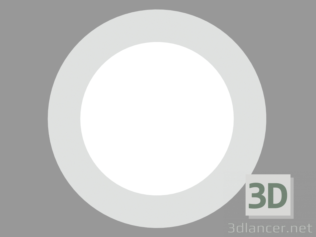 3d model Recessed downlight MEGARING h. 200mm (S4985) - preview