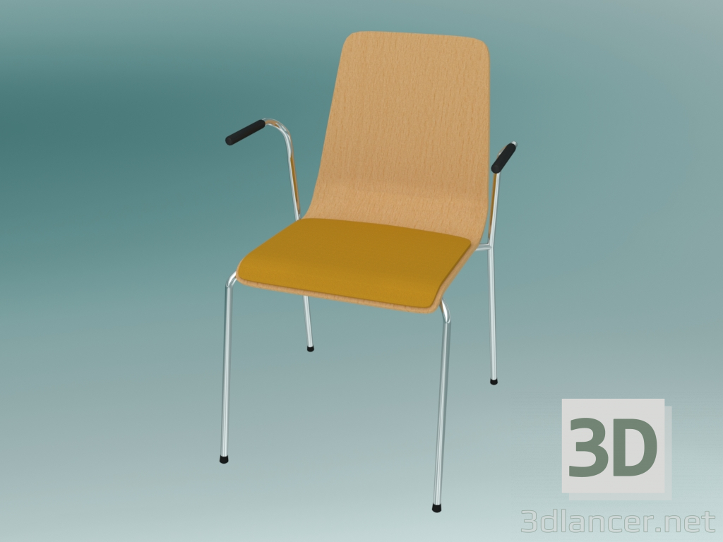 Modelo 3d Cadeira de conferência (K23Н 2Р) - preview