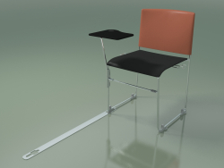 Aksesuarlı istiflenebilir sandalye 6600 (İkinci renkte polipropilen pas, CRO)