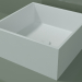 3D modeli Tezgah üstü lavabo (01UN11101, Glacier White C01, L 36, P 36, H 16 cm) - önizleme