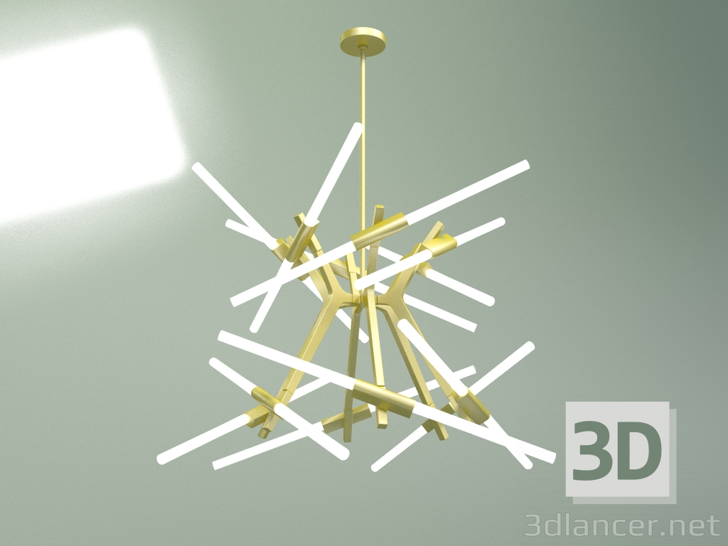 3D Modell Pendelleuchte Astral Agnes 24 Lichter - Vorschau