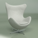 3d model Armchair Egg (gray leather) - preview