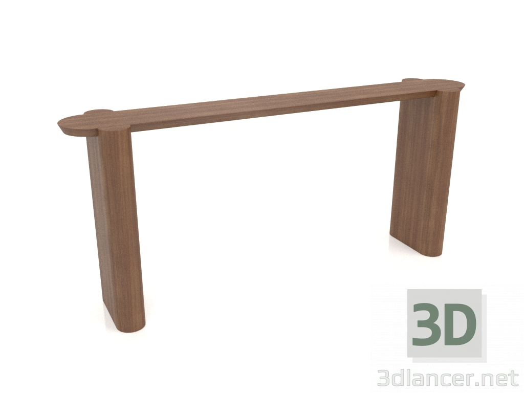3 डी मॉडल कंसोल केटी 07 (1600x300x700, लकड़ी की भूरी रोशनी) - पूर्वावलोकन