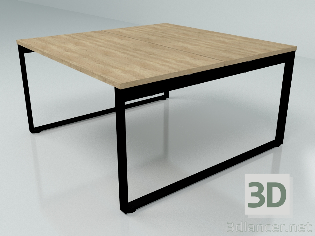 modello 3D Tavolo da lavoro Ogi Q Bench Slide BOQ44 (1400x1410) - anteprima
