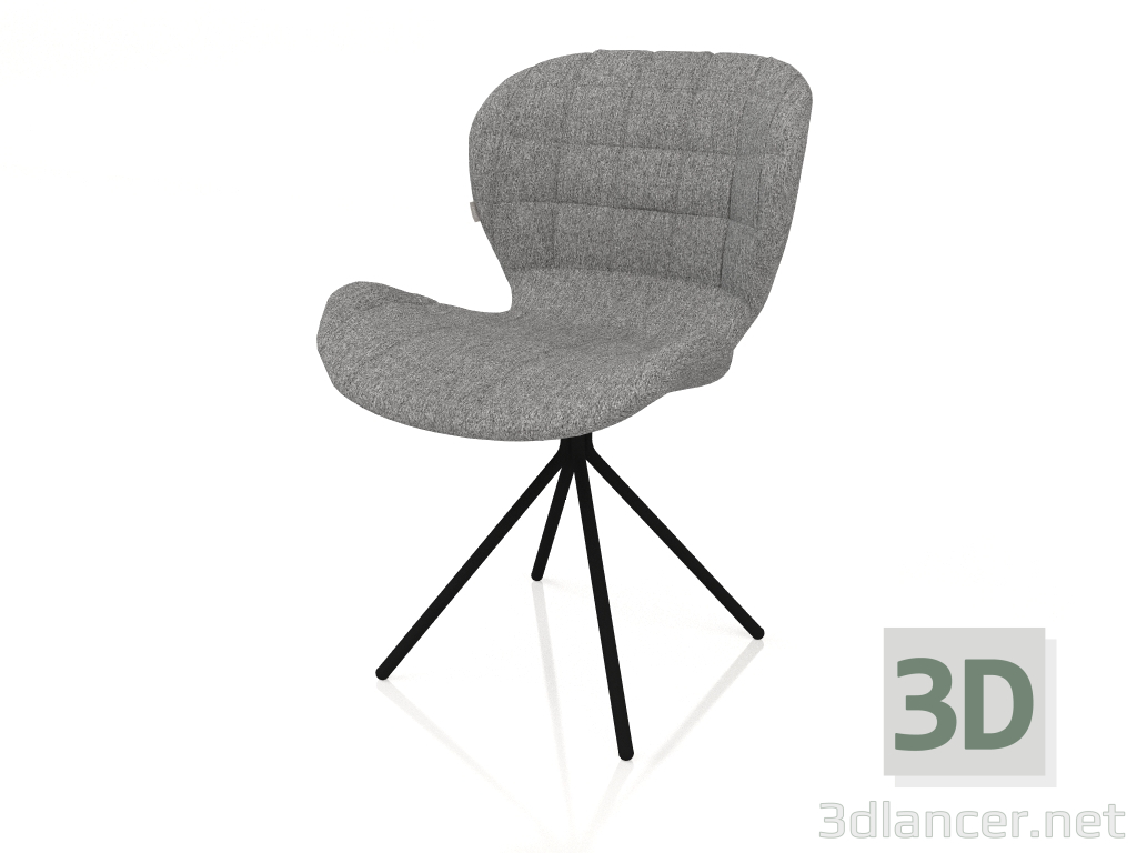 modèle 3D Chaise OMG (Gris Clair) - preview