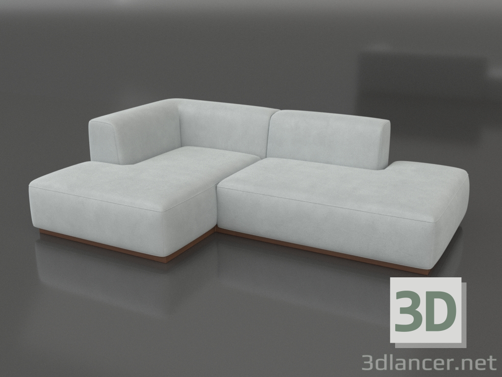 3D modeli Köşe kanepe Lance - önizleme