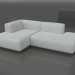 3D modeli Köşe kanepe Lance - önizleme