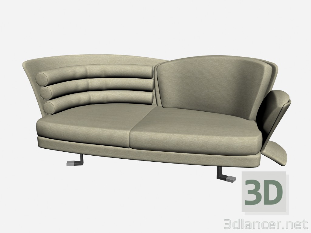 Modelo 3d Sofá de regência 1 - preview