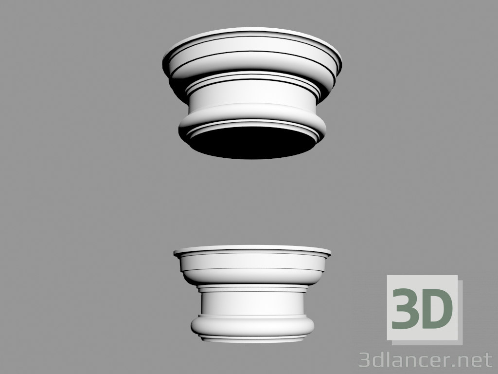 modèle 3D Les capitales (KPt15, 20) - preview