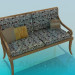 3d model Bench seat - preview