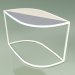 modèle 3D Table d'appoint 001 (Gres Fog-Ivory, Metal Milk) - preview