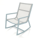 3d model Rocking chair (Blue gray) - preview