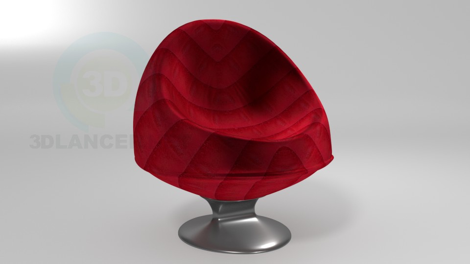 3d model Sillón - vista previa