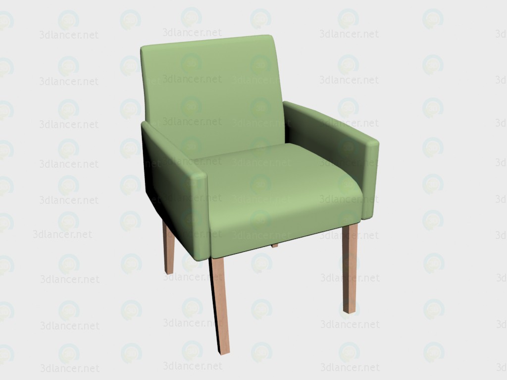 modèle 3D Fauteuil Bilbao - preview