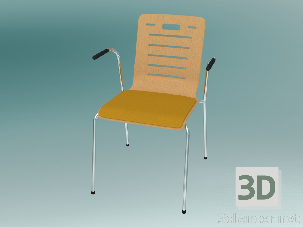 modello 3D Conference Chair (K24Н 2Р) - anteprima