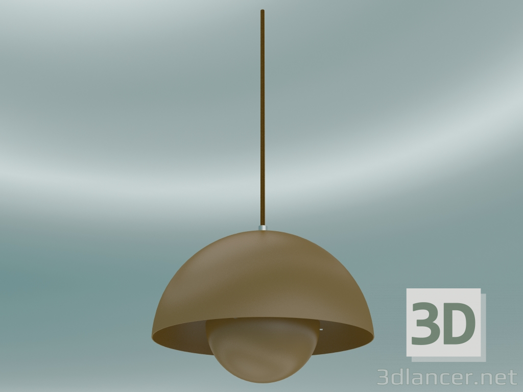 3d модель Світильник підвісний Flowerpot (VP1, Ø23cm, H 16cm, Mustard) – превью