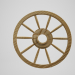 3d дерев'яне колесо, wood wheel модель купити - зображення