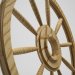 rueda de madera 3D modelo Compro - render