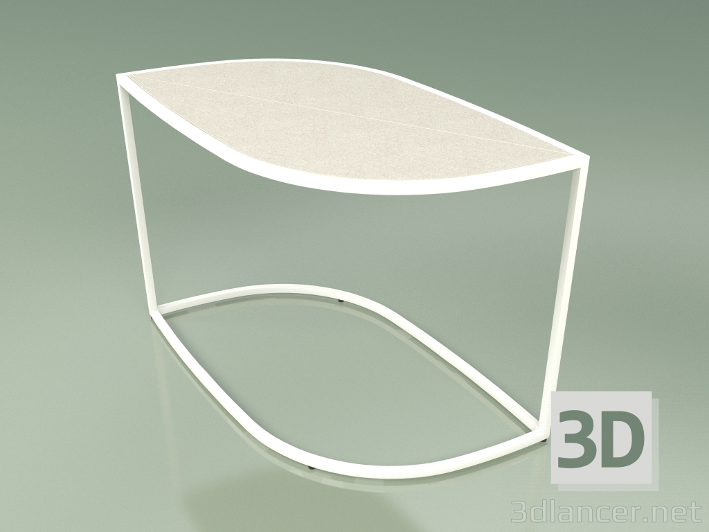 modèle 3D Table d'appoint 001 (Gres Ivoire, Métal Lait) - preview