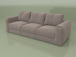 Dallas three-seater sofa