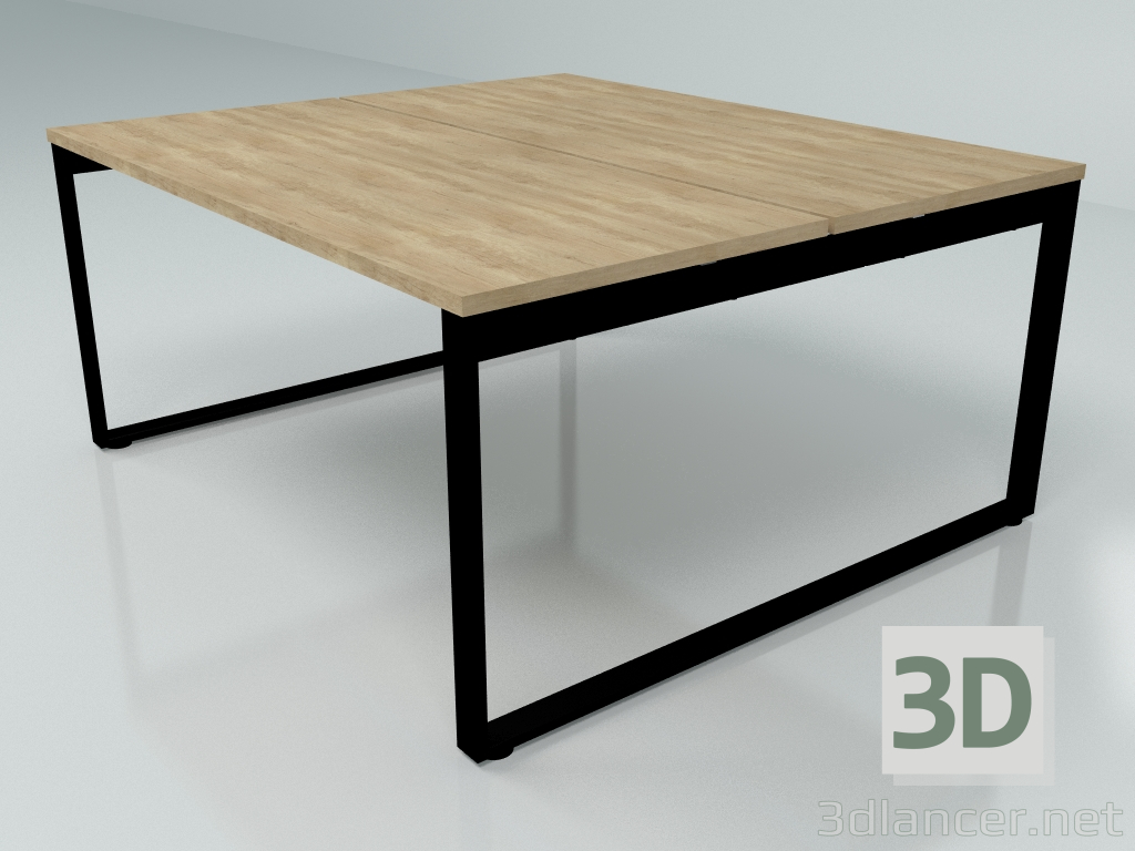 3D modeli Çalışma masası Ogi Q Bench Slide BOQ46 (1600x1410) - önizleme