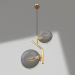 3d model Hanging chandelier Kiara (07603-2A) - preview