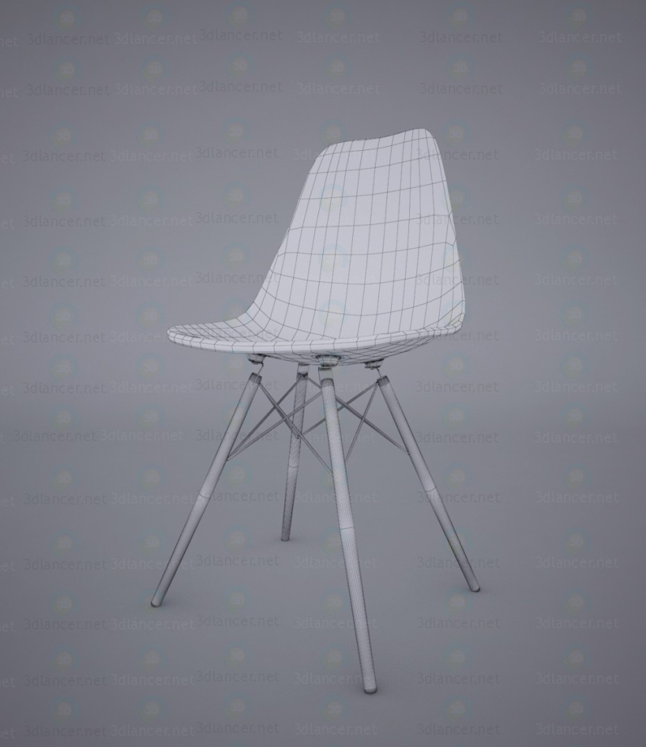 Silla de Eames 3D modelo Compro - render Silla de Eames 3D modelo Compro - render
