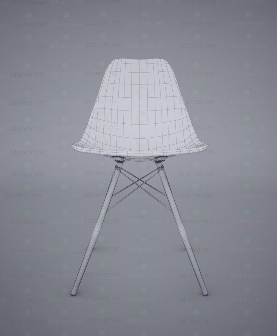 Silla de Eames 3D modelo Compro - render Silla de Eames 3D modelo Compro - render