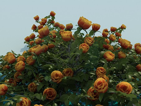 modelo 3D Flores artificiales - escuchar modelo 3D Flores artificiales - escuchar