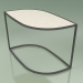 3d model Side table 001 (Gres Ivory, Metal Smoke) - preview