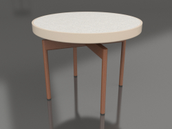 Round coffee table Ø60 (Sand, DEKTON Sirocco)