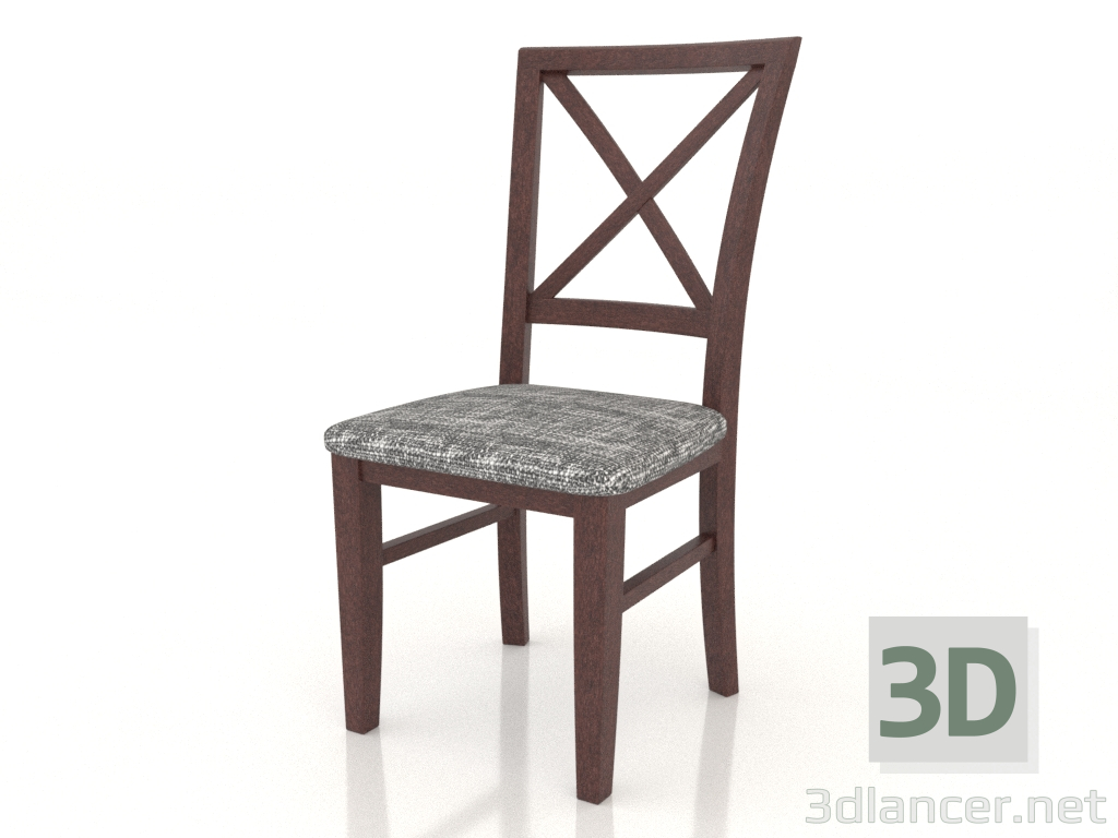 3d model Malta Chair (Walnut) - preview