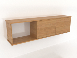 Askılı raf RAF 7 (solda 1 açık bölme ile) 1400 mm (doğal meşe)