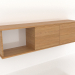 3d model Estantería colgante ESTANTE 7 (con 1 sección abierta a la izquierda) 1400 mm (roble natural) - vista previa