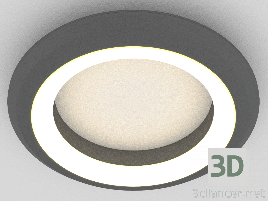 modello 3D lampada LED Superficie (DL18558_01 D650 CB) - anteprima