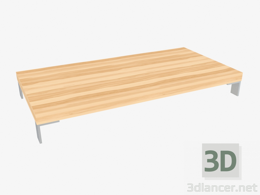 3D modeli Masa dikdörtgen düşüktür (150-83) - önizleme