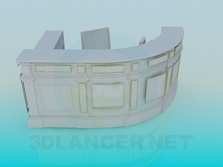 3d model Reception - preview 3d model Reception - preview