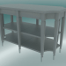 modello 3D Tavolino Dresda (Grigio-Verde) - anteprima
