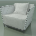3 डी मॉडल आउटडोर कुर्सी कुर्सी (801, ग्रे Lacquered एल्यूमीनियम) - पूर्वावलोकन