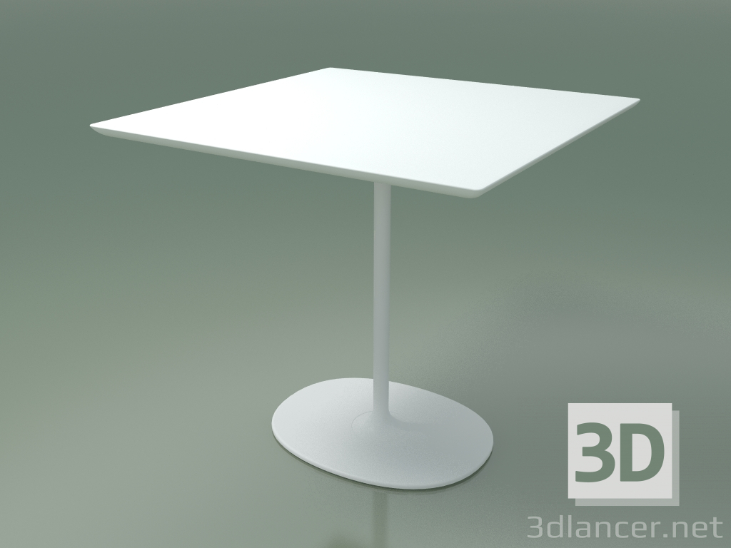 3D Modell Quadratischer Tisch 0696 (H 74 - 79 x 79 cm, F01, V12) - Vorschau