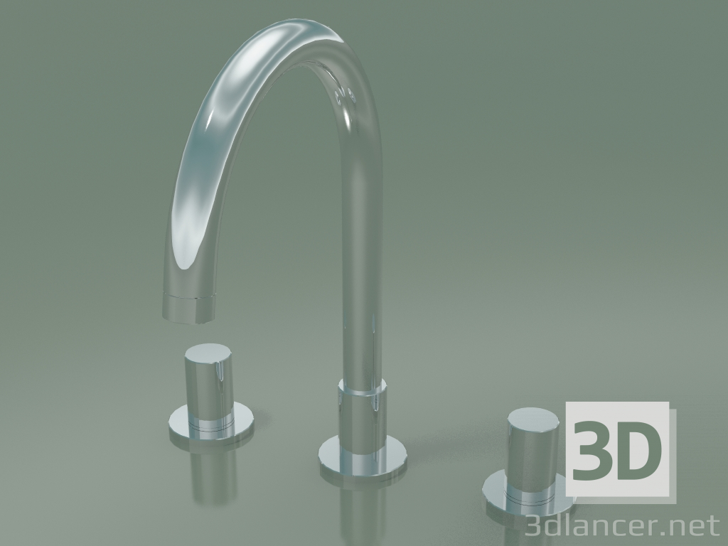 3D Modell Waschbecken Wasserhahn (38053000) - Vorschau