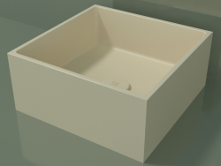 Countertop washbasin (01UN11101, Bone C39, L 36, P 36, H 16 cm)