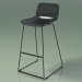 modèle 3D Chaise de bar Petal (111545, noir) - preview