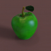 3d model Green apple - preview