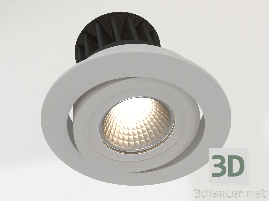 modèle 3D Lampe LED LTD-95WH 9W - preview