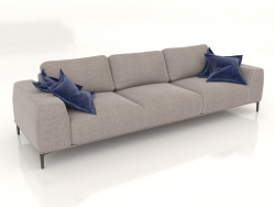 Gerades dreiteiliges Sofa CLOUD (Polstervariante 2)