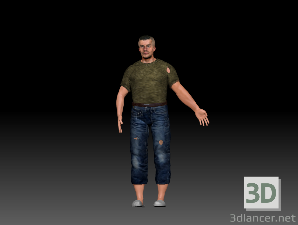 3D Kendini kaybetti modeli satın - render