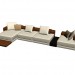 3d model Composición de sofá Domino 2 - vista previa