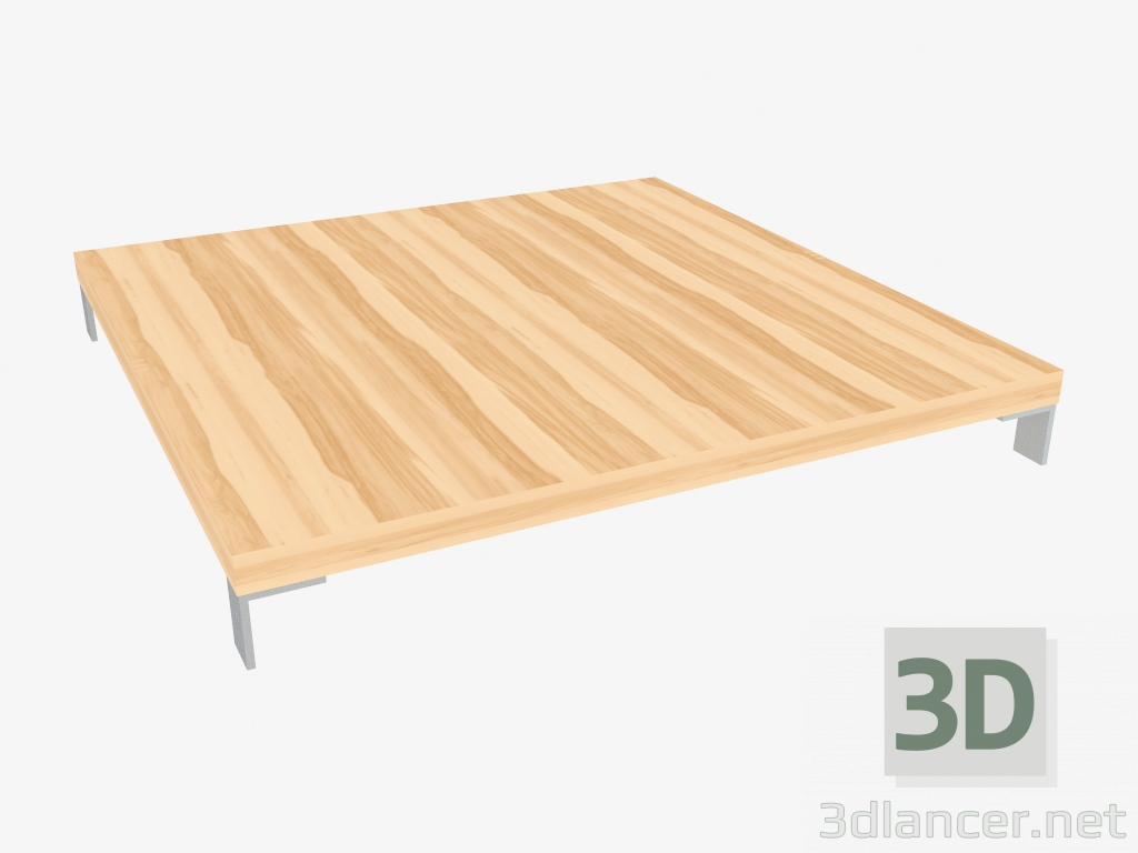 3D Modell Der Tisch ist quadratisch niedrig (150-84) - Vorschau